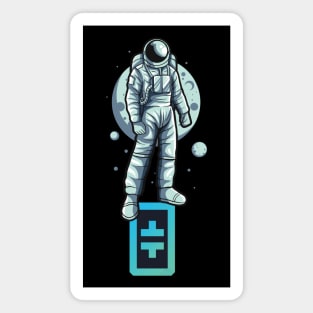 Theta Tfuel NFT Tfuel Blockchain decentralized video streaming Logo Astronaut Moon Magnet